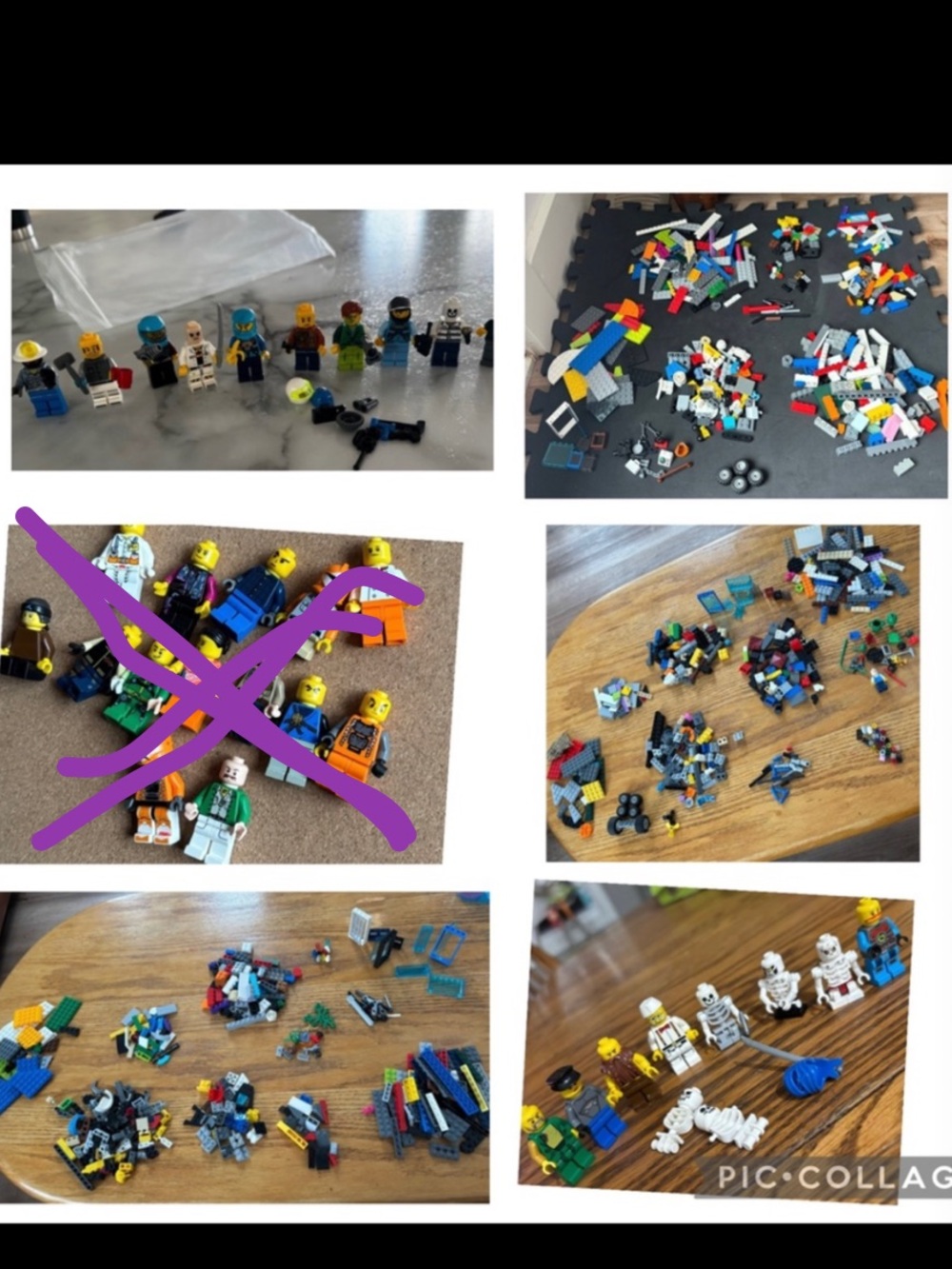 Over 30 LEGO Minifigures and Assorted Bricks - Multicolor